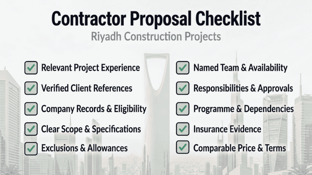 Contractor Proposal Checklist